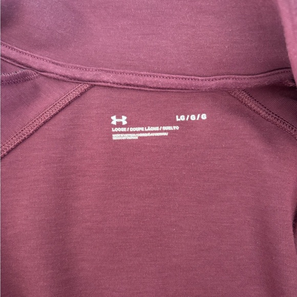 Under Armour Women's Maroon Full-Zip Jacket Size L Sport Casual - Picture 9 of 10
